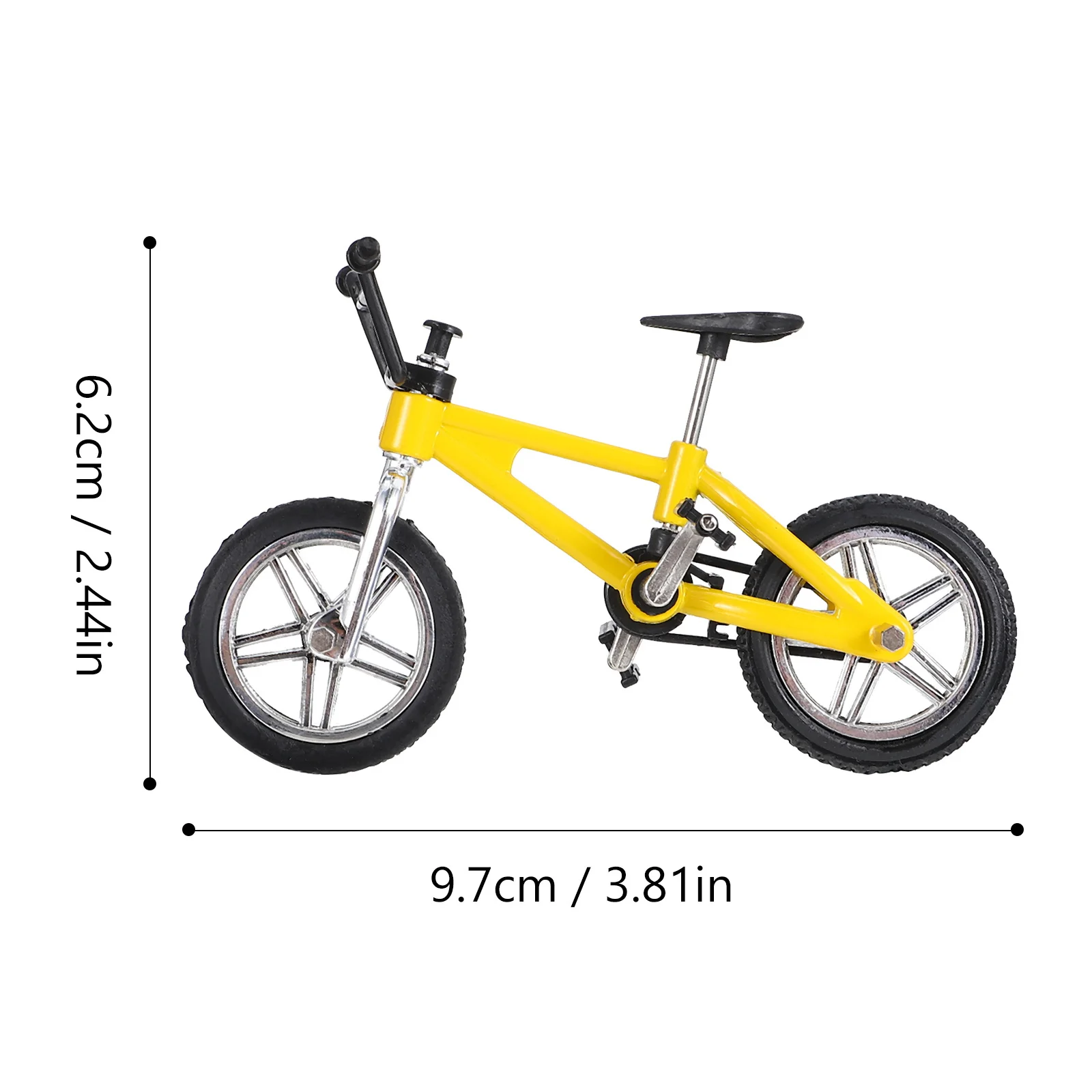 1 set Mini Finger Bike Alloy Diecast Simulation Bicycle Untuk Permainan Meja Anak-anak Bermain Peran Sepeda Meja Tahan Aus Berkualitas