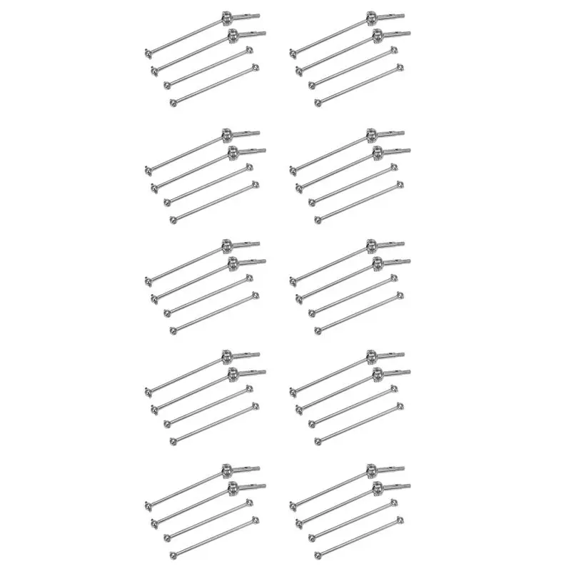 FBIL-40Pcs Front CVD Universal Drive Shaft & Rear Dog Bone For Wltoys 144001 1/14 RC Drift Racing Car Parts Accessories
