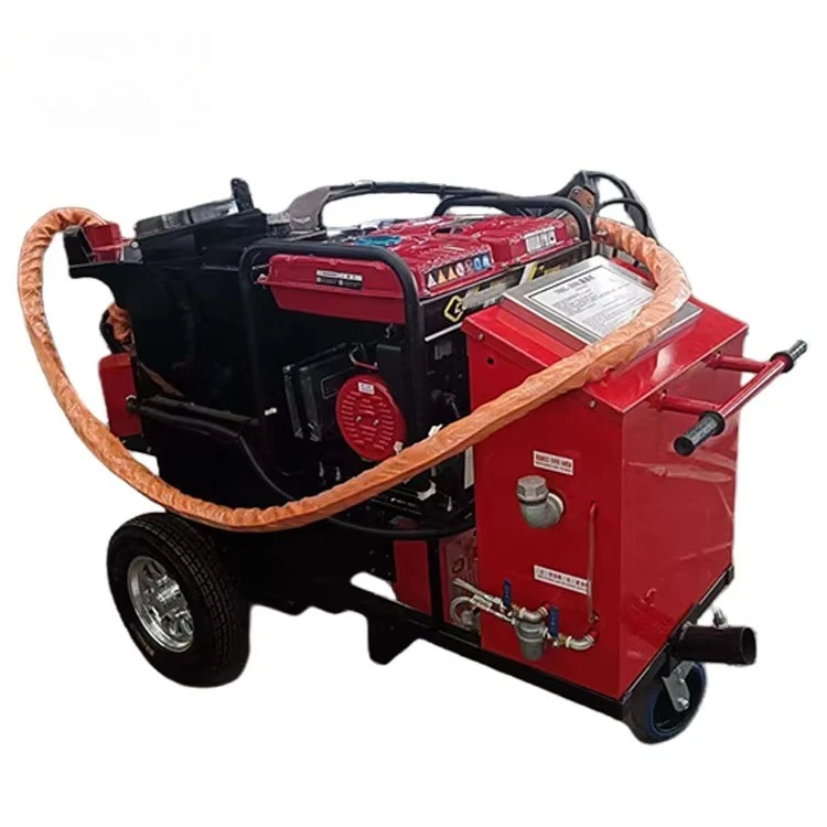 سدادة شقوق الأسفلت الحرارية مع مولد ثابت، غلاية تذوب بالحرارة وإخراج عازل فعال #4