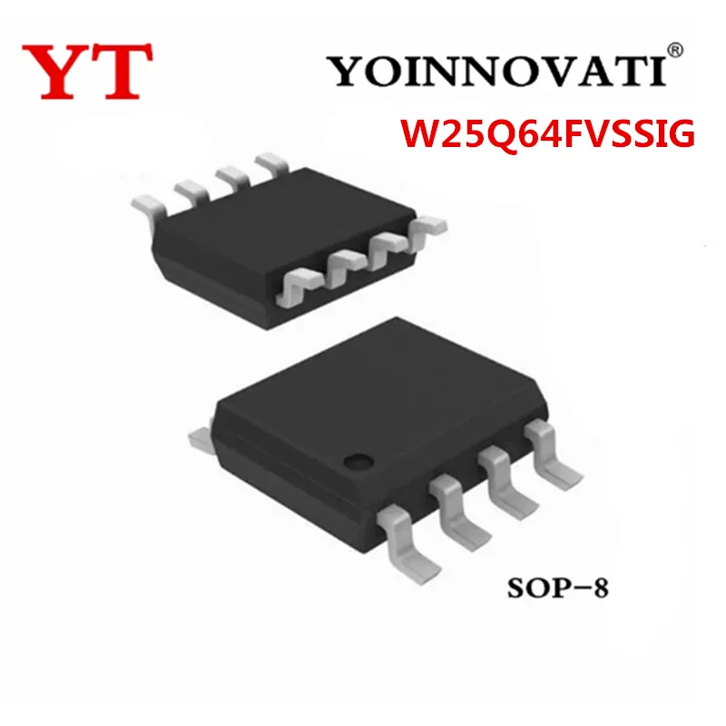 5PCS -100PCS W25Q64FVSSIG W25Q64FVSIG W25Q64 25Q64FVSIG -8 IC best quality.