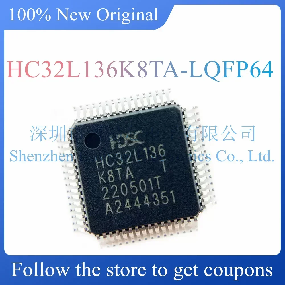 

NEW HC32L136K8TA-LQFP64.Original Product.LQFP-64