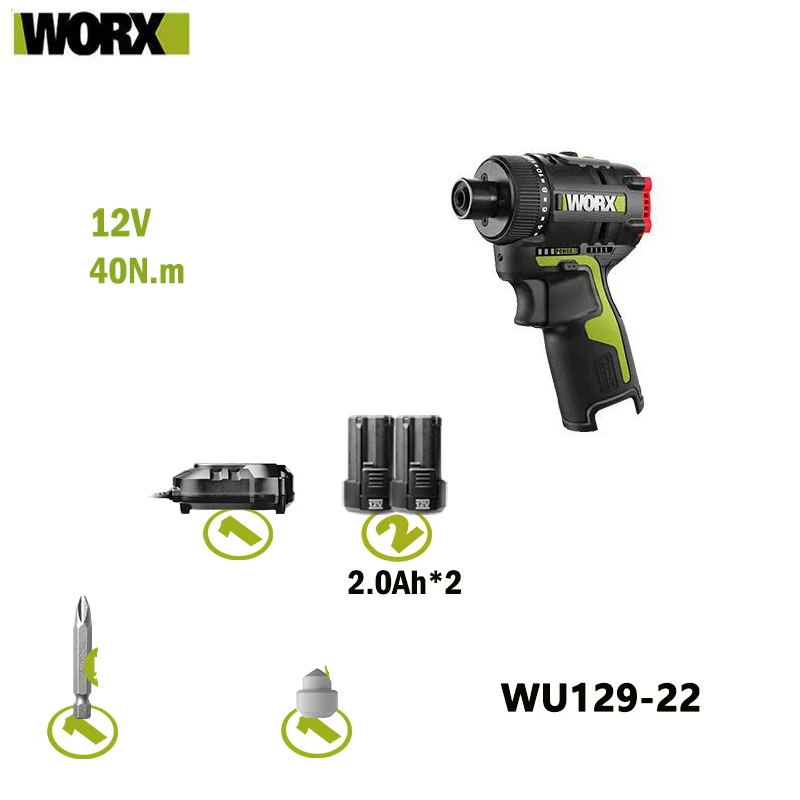 WORX Electric Drill WU129 Screwdriver Cordless Power Tools