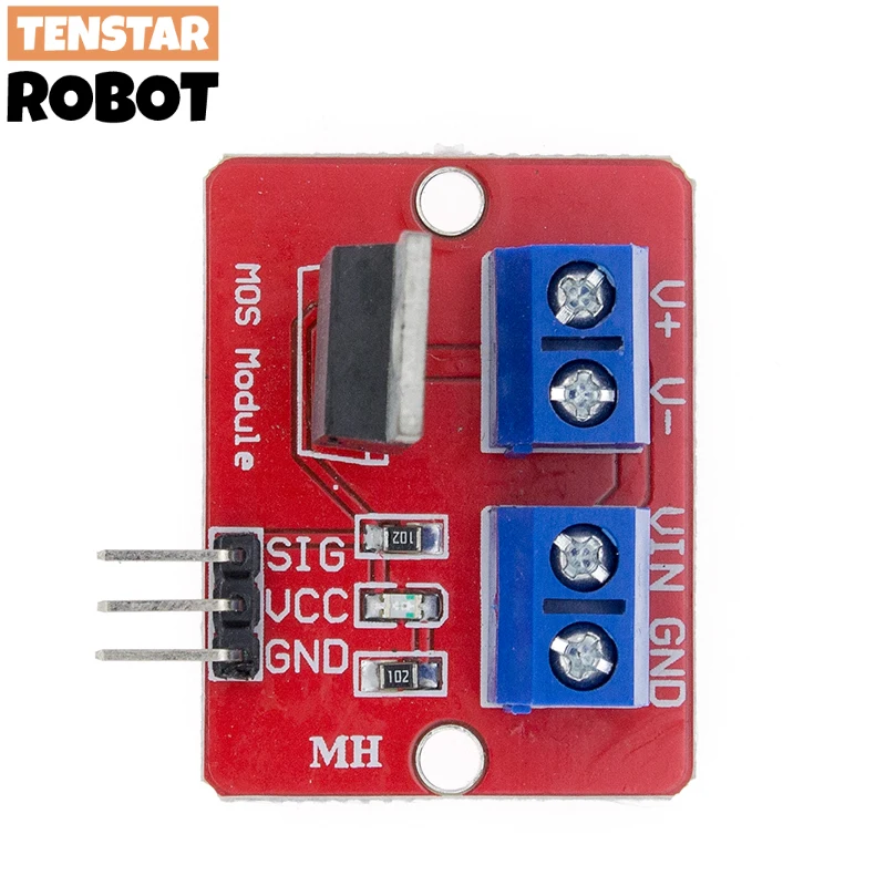 0-24V Top Mosfet Button IRF520 MOS Driver Module For Arduino MCU ARM Raspberry PI