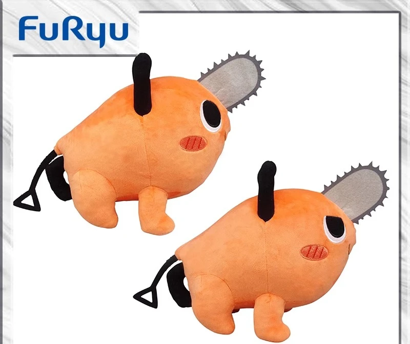 

Bandai Eyewear Factory Furyu Plush Chainsaw Man Pochita Sitting Figure Model Desktop Decoration Birthday Gift