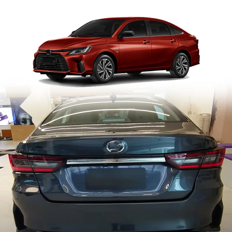 For Toyota Yaris Ativ Vois 2022 2023 ABS chrome Rear Trunk Lid Cover Protective Strips Tailgate Anti-Scratch Strip Accessories
