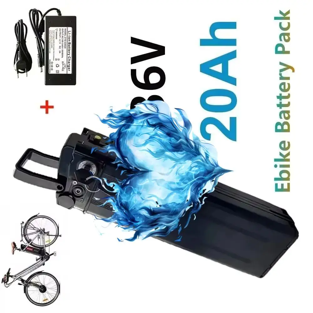 

20000mAh battery pack For Silver Fish Battery 36V 20ah 18650 Lithium Ion Battery 250W 350W 500W 1000W Motor With charger