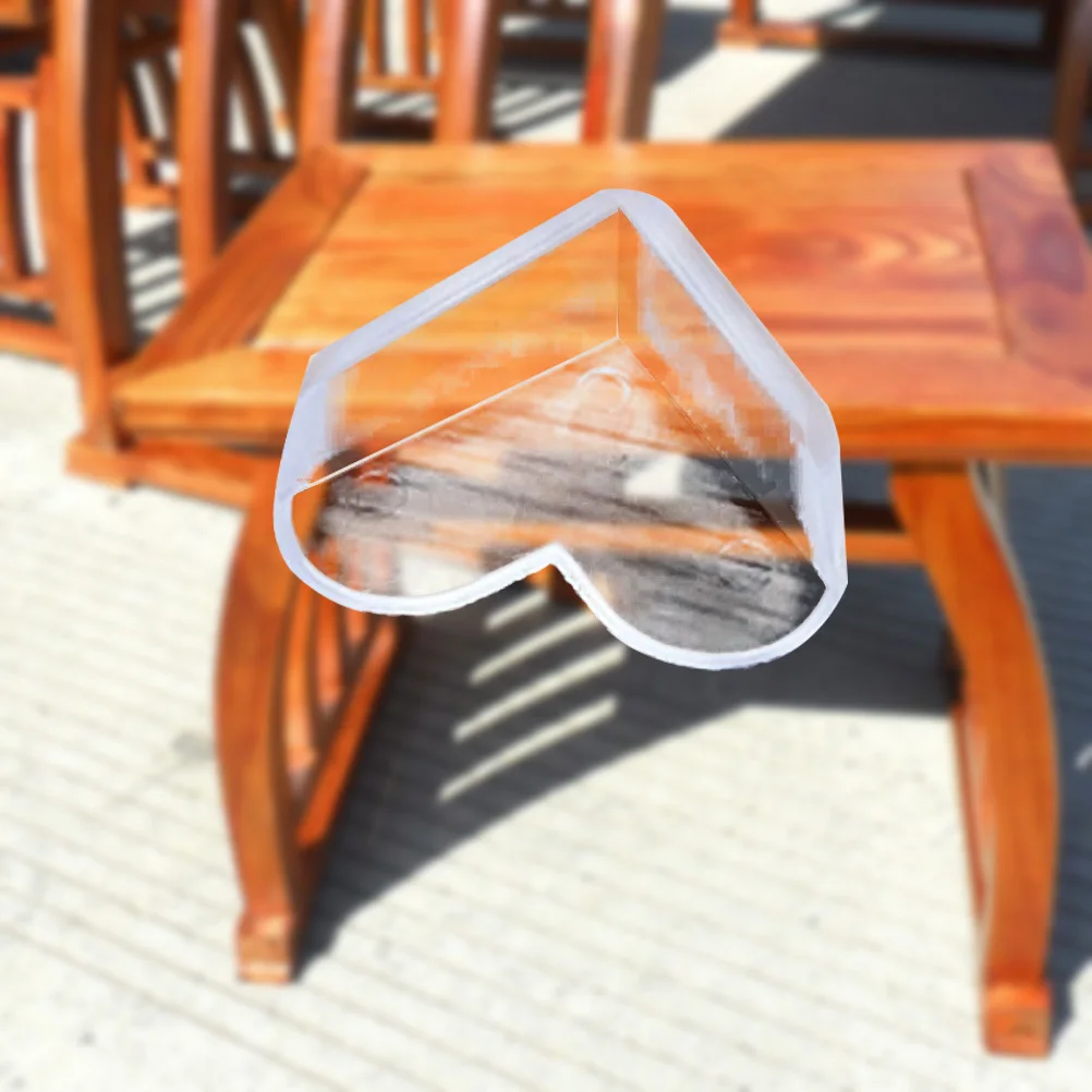 

Transparent Baby Corner Guards Heart Shape Clear Furniture Protectors Table Absorbers Corner Guards