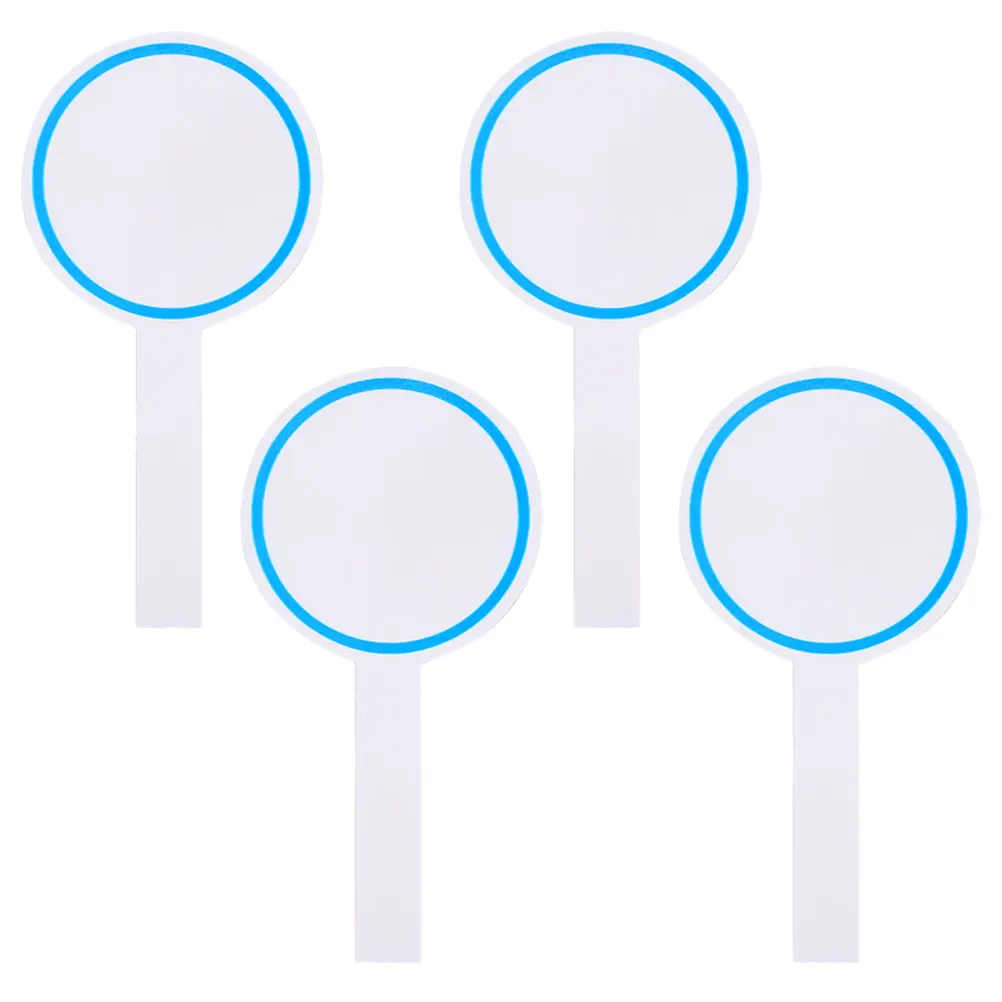 

4Pcs Scoring Board Dry Erase Paddles Handheld Whiteboards Reusable Writing Boards for Game Scoring Dry Erase Paddles