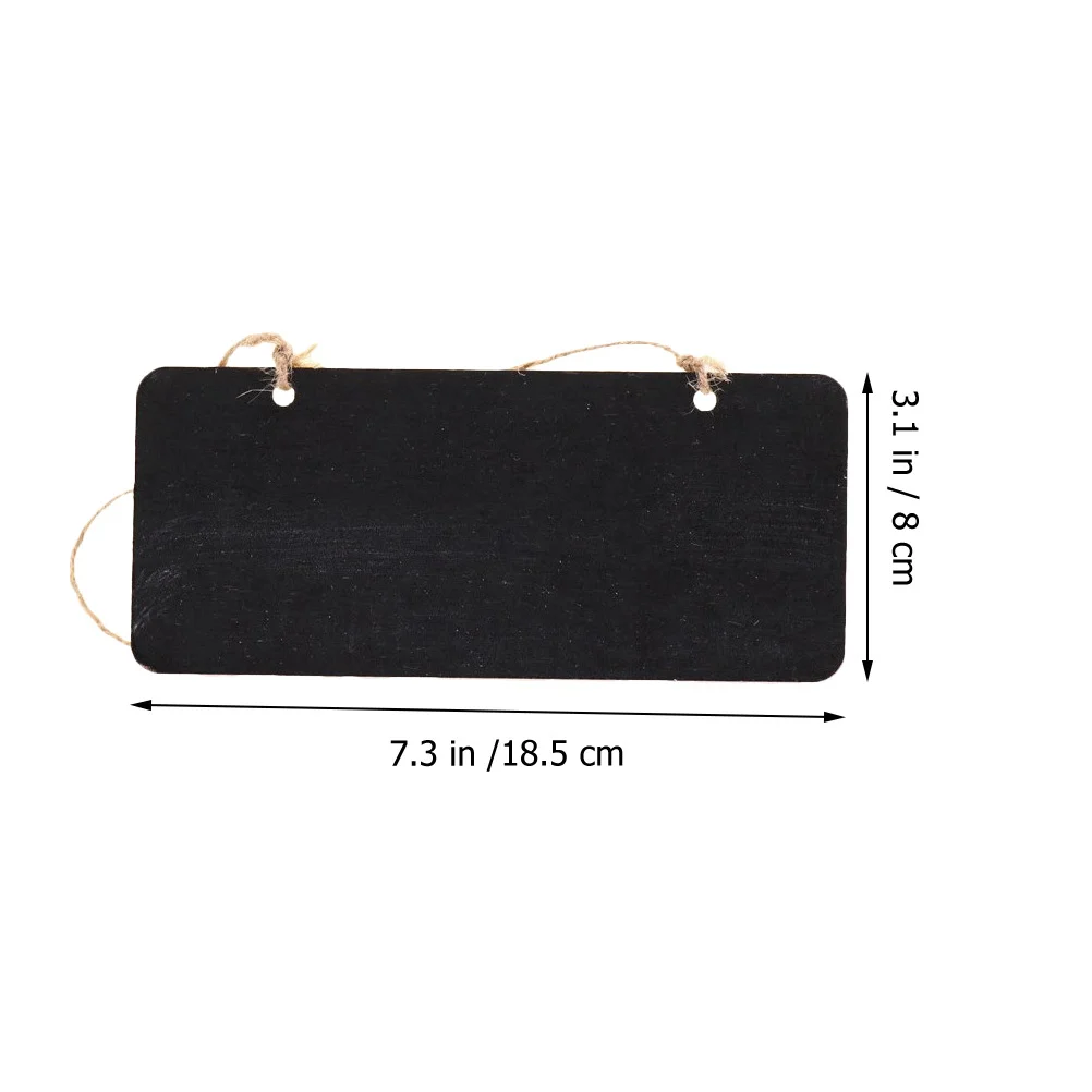 10 قطعة علامة السبورة المعلقة خمر السبورة الصغيرة قابلة لإعادة الاستخدام رسالة المجلس لقائمة مقهى السبورة الخشب ديكور عرض إشعار