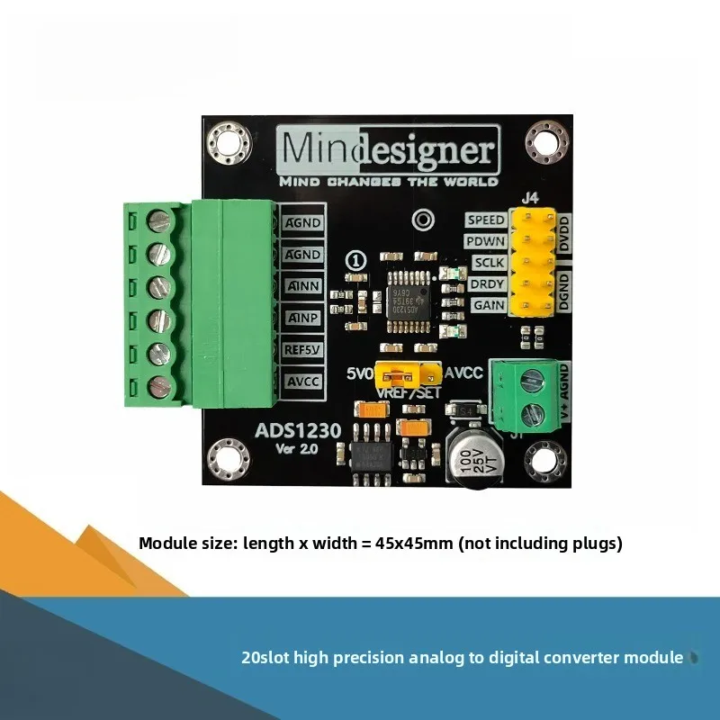 ADS1230IPWR ADS1230 module 20-bit ADC module high-precision analog-to-digital conversion module
