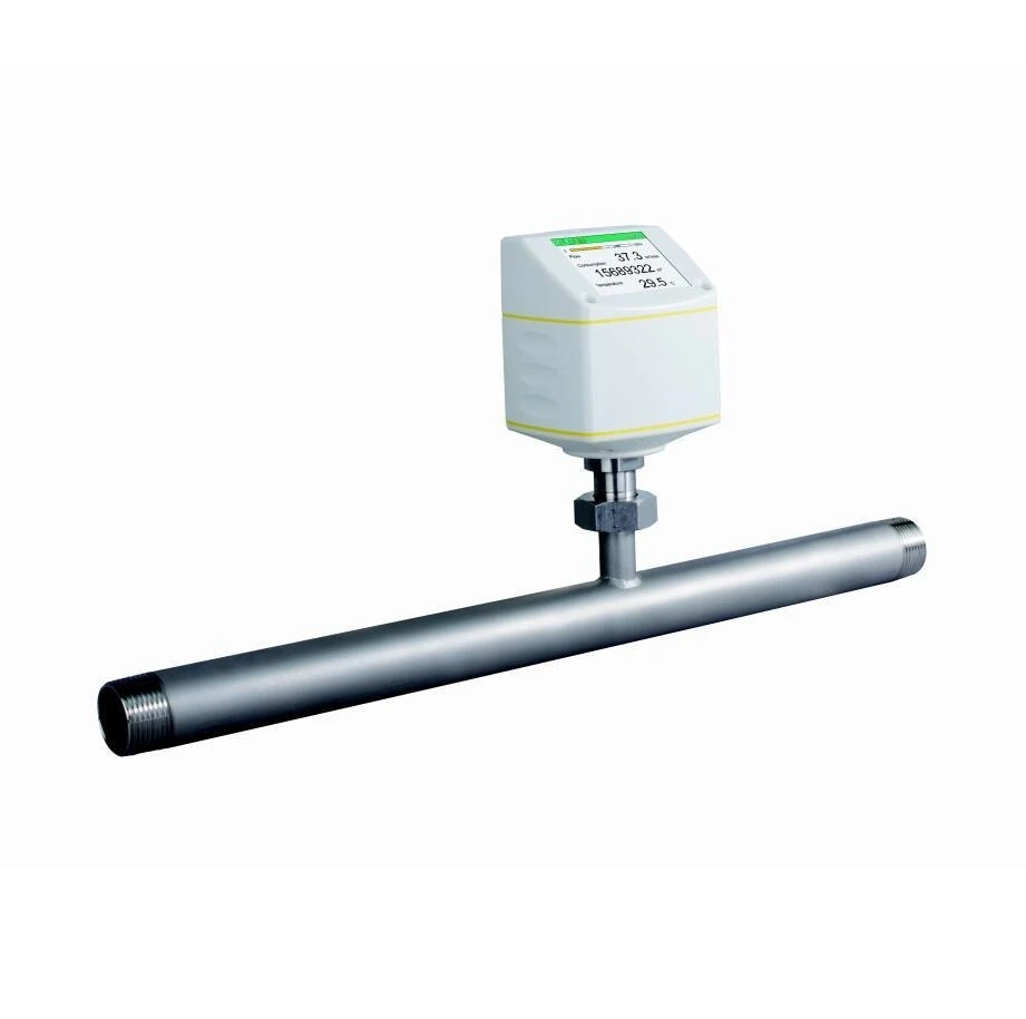 SUTO S421 Thermal Mass Flow Meter (Pipeline Sensor) measures compressed air and