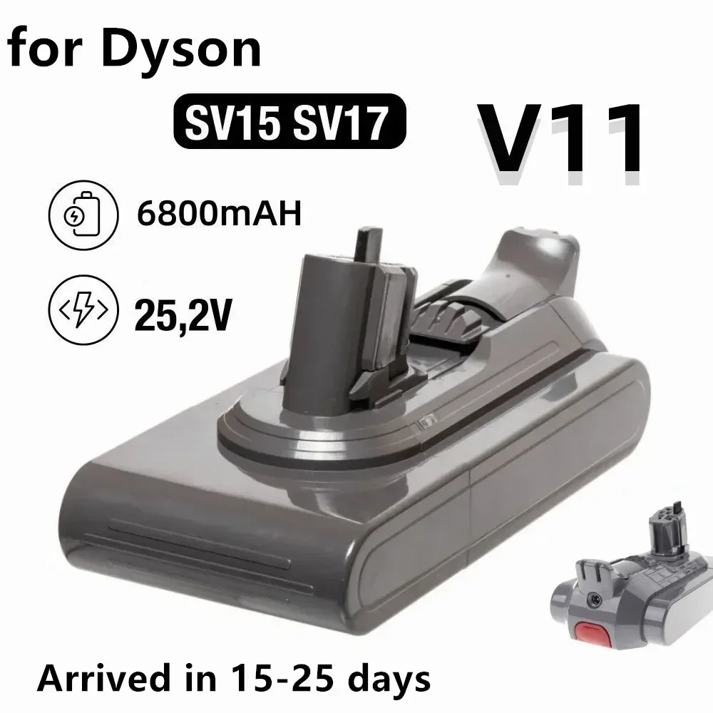 Battery used For Dyson V15 V11 SV22 Oversize SV17, V15 Detect Absolute/Extra. V11 Absolute Extra/Pro, 971447-05 Battery6800mAh