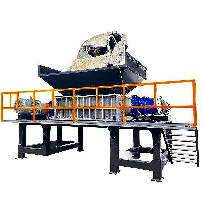 Scrap Metal Plastic Wood Glass Shredder Crusher Recycling Machine Industrial Scrap Metal Shredder Machine Customized Hot Sale