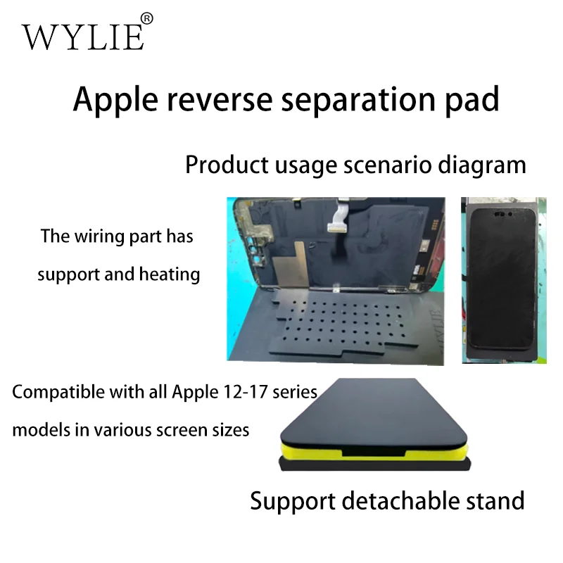 

WYLIE Apple Stand-Supported Separation Pad for Mobile Phone iPad LCD Screen Separator Fixture Repair tool