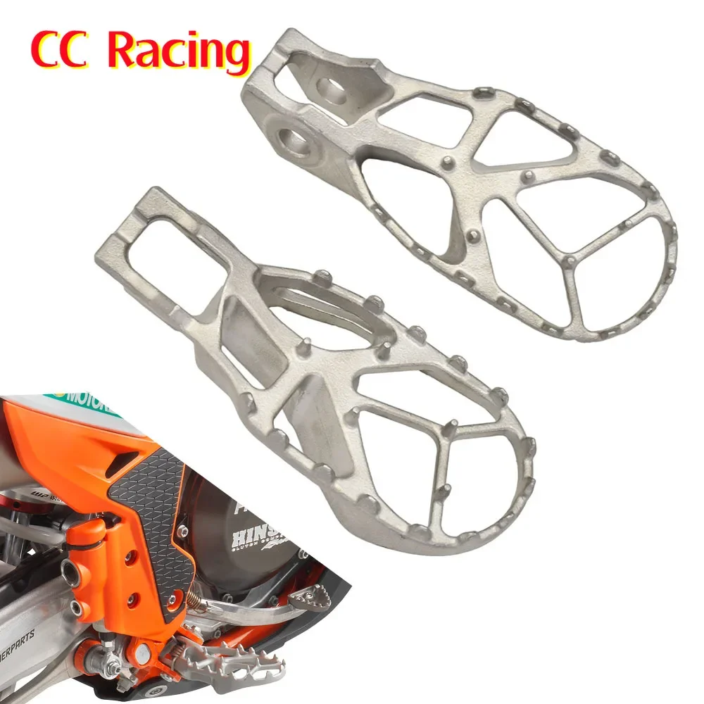 Für Husqvarna FE250 FE450 TE FE 125 250 300 350 400 450 501 2017-2023 TX FX TC FC 2017-2022 Edelstahl Fußrasten Fußstütze
