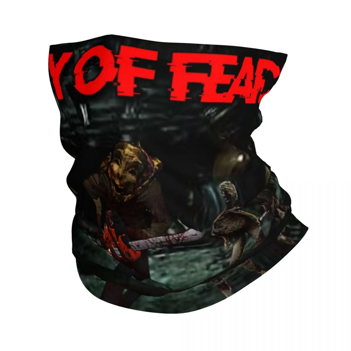 Swedish Horror Game Cry Of Fear Bandana Neck Gaiter UV Protection Face Scarf Cover Men Women Headband Tube Balaclava