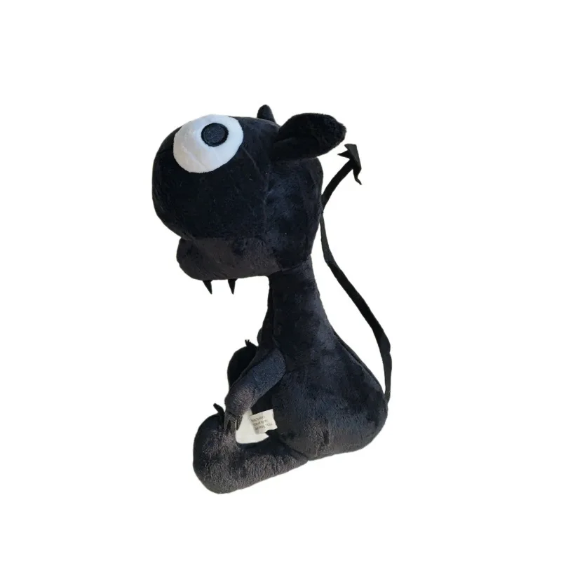 Anime Black Demon Lucy Plush Funny Ugly Cute Little Monster Sitting Posture With Arrow Shaped Tail Stuffed Doll Toy For Kid Gift