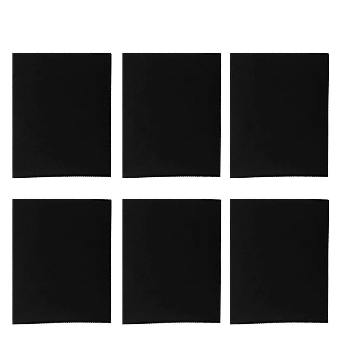 

50Pcs A4 Black Paperboard 250Gsm DIY Accessories Kit for Handmade Cards Scrapbook Decoration Christmas Card Crafting Supplies
