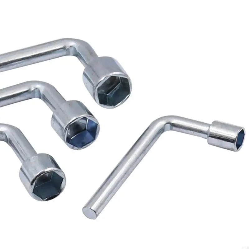 920L 6 Sizes Metric L Shaped Angled Socket Wrench Elbow Wrench for Mechanic Repair Tool 7/8/10/12/13/14mm Optional
