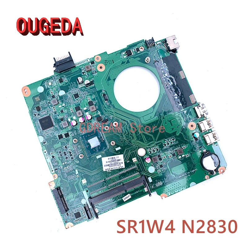 

OUGEDA DAU88MMB6A0 779457-501 779457-001 For HP 15-F Laptop motherboard SR1W4 N2830 CPU DDR3 MAIN BOARD full tested