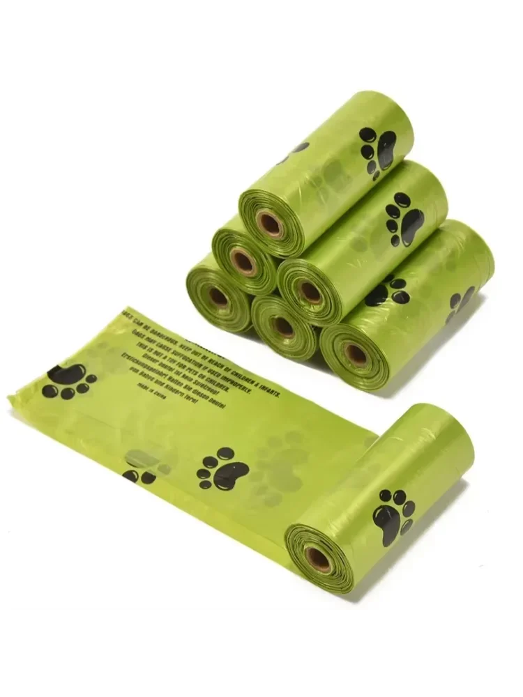Sacs à excréments pour chiens, 150 pièces/10 rouleaux, biodégradables, poubelle pour animaux de compagnie, chat, litière pour chien, sac à déchets, Portable, nettoyage en plein air, cadeau de marche