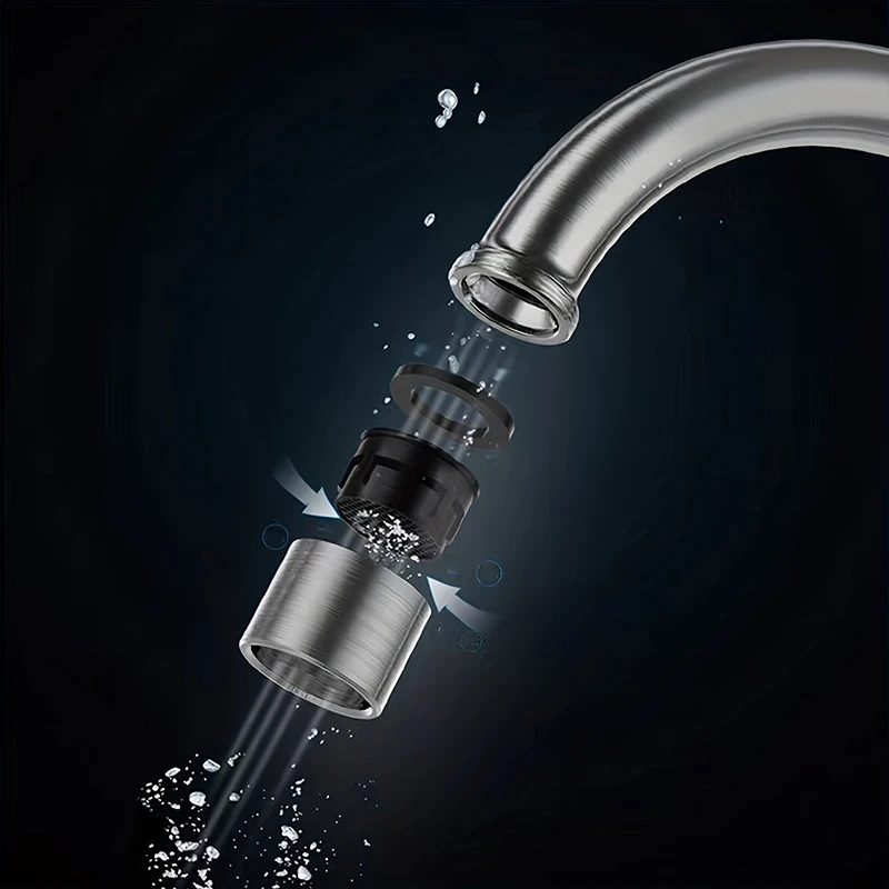 1 Stück Schnittstelle 1/2 Zoll SUS304 Edelstahl spritzwassergeschützter Wasserhahn Eingebetteter 7-Typ-Einzelkaltwasserhahn Geeignet zum Waschen in der Küche