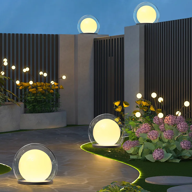

Trendy Landscaping Lighting Decoration Garden Accessories Modern Creative Outdoor Light Terrace Garten Leuchten Home Decoration