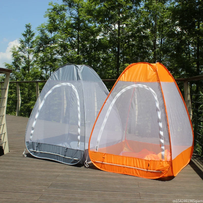 

Buddhist Meditation Tent Single Mosquito Net Temples Sit-in Free-standing Shelter Quick Folding Camping Tent easy carry