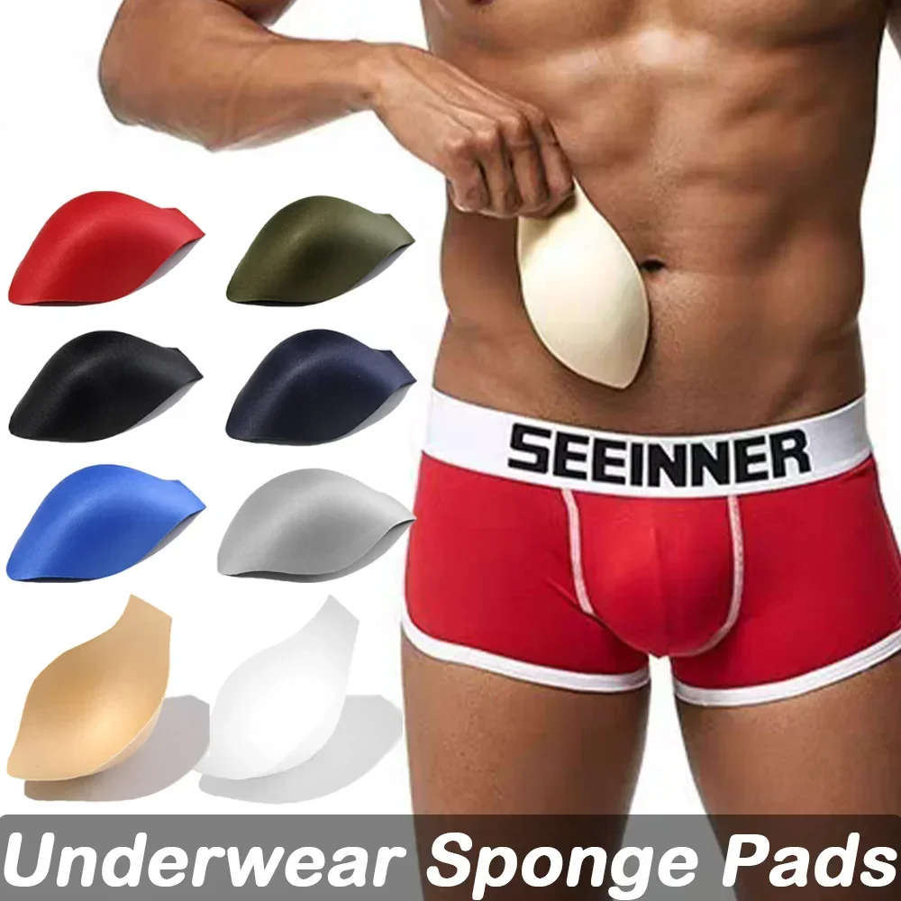 Trunks Thickened Sponge Cushion Men 3D U Convex Cup Swimming Prevent Wardrobe Malfunction Warm Breathable Shape Pads for Trunks