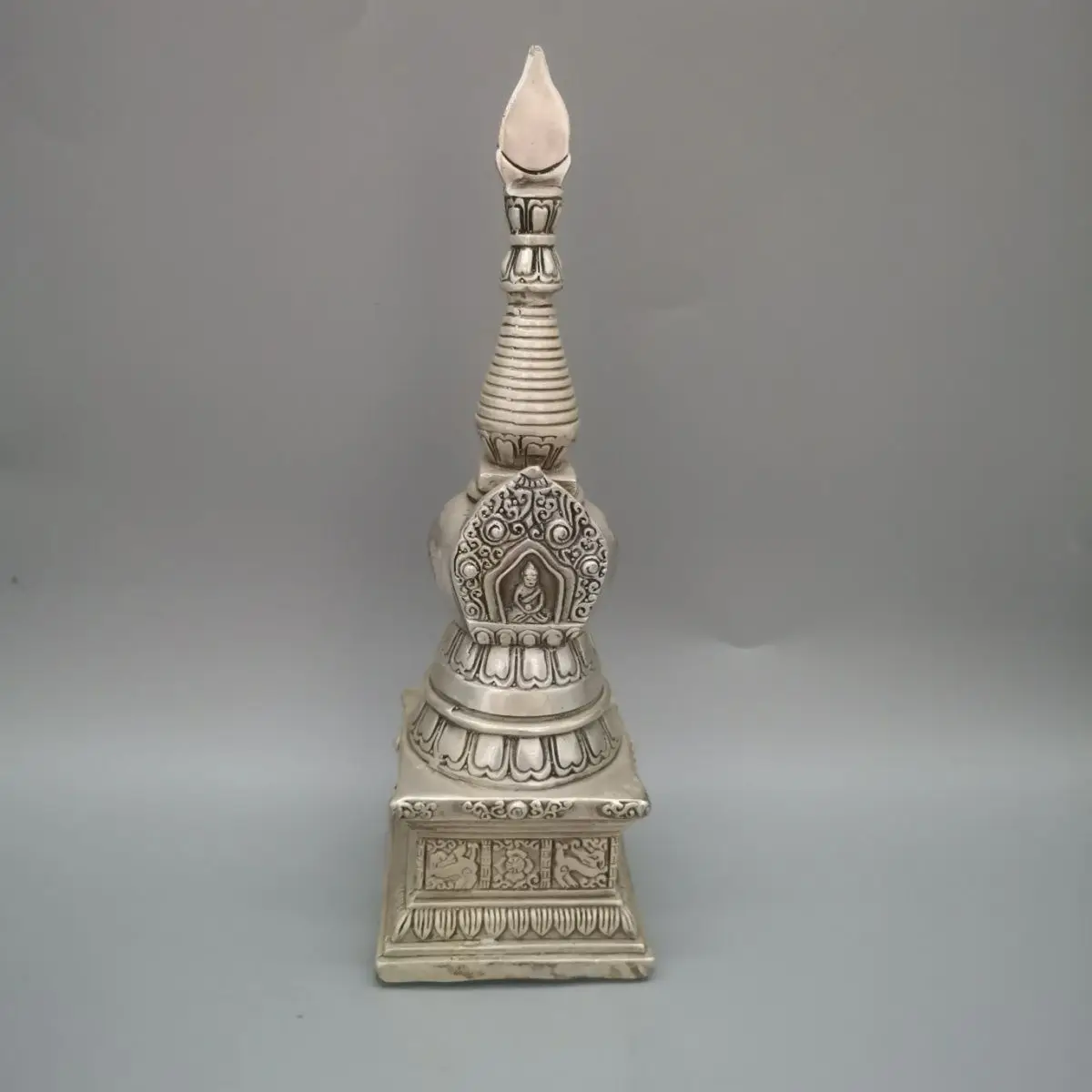 Stupa with bodhi pagoda  Statue Sculpture Figurines Home Garden Decoration Statues For House ﻿