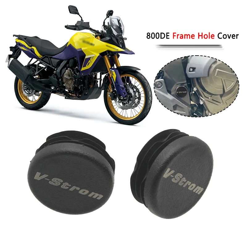 

Motorcycle Frame Hole Cover Caps Plug Decorative Frame Cap Set Fit For Suzuki V-STROM 800 DE VStrom 800DE 2023 2024