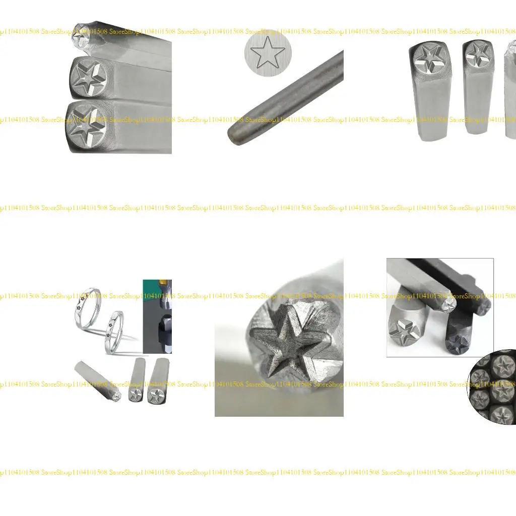 

15YC 3 Pieces Multipurpose Star Stamping Tools Metal Stamps for Jewelry Making
