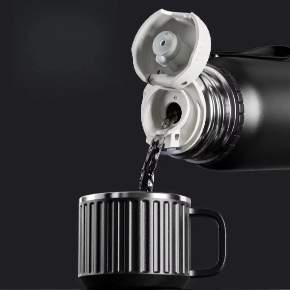 

Stainless Steel Insulated Bottles with Tea Filter 600/800/1000ML Thermos Tumbler Drinkware Large Capacity Thermos Water Bottle