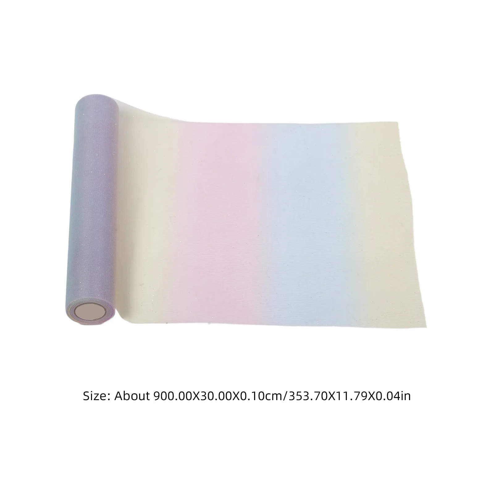 Farbverlaufs-Glitzer-Mesh-Stoff, atmungsaktiv, leicht, multifunktional, für Kleid, Nähen, Basteln, DIY-Versorgung, Stoff, Nähzubehör