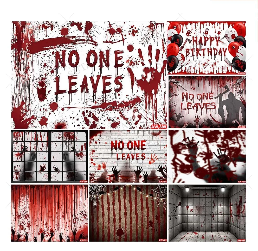 

Кровавый фон для Хэллоуина, страшный кровавый отпечаток руки, следы зомби, вампир, детский портретный фон для фотосъемки ужасов