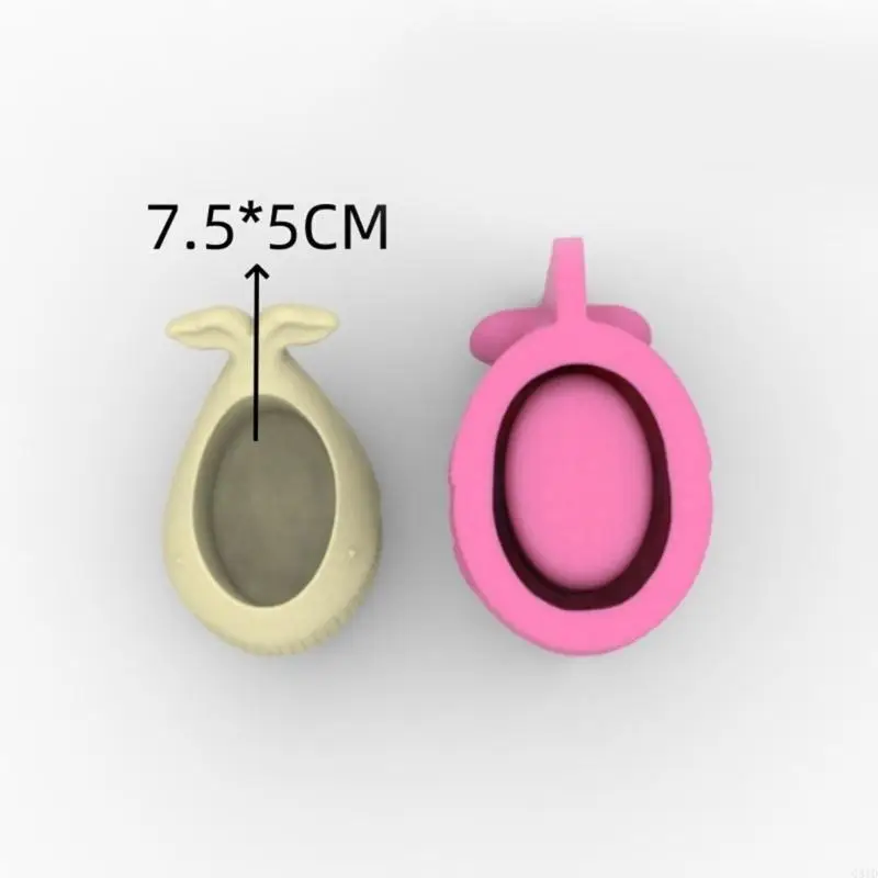 

Sturdy Silicone Mould for Making Whale Tail Plant Pots Indoor Outdoor Use