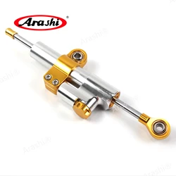 Arashi Universal Motorcycle Adjustable CNC Steering Damper Stabilizer For YAMAHA YZF R3 R6 R1 For SUZUKI GSF Bandit 650 1200