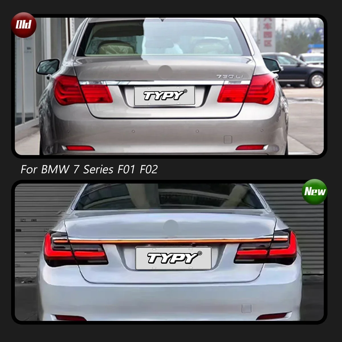 

TYPY автомобиль для BMW 7 серии F01 F02 задний фонарь 2009-2015 обновление модифицированный для G12 Стайлинг динамический сигнал автомобильный задний фонарь в сборе