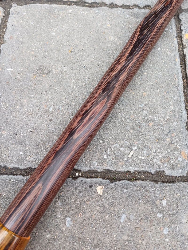 Excellent Sports Canes Wing Wood Hardwood Support Walking Stick Travel Cane Ironwood Strong 86cm Length