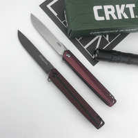 CR K820 Two Pocket Folding Knife 8Cr13Mov Blade G10 \\ Aluminum Handle Outdoor Hunting Tactical Knife Portable Fruit Knife