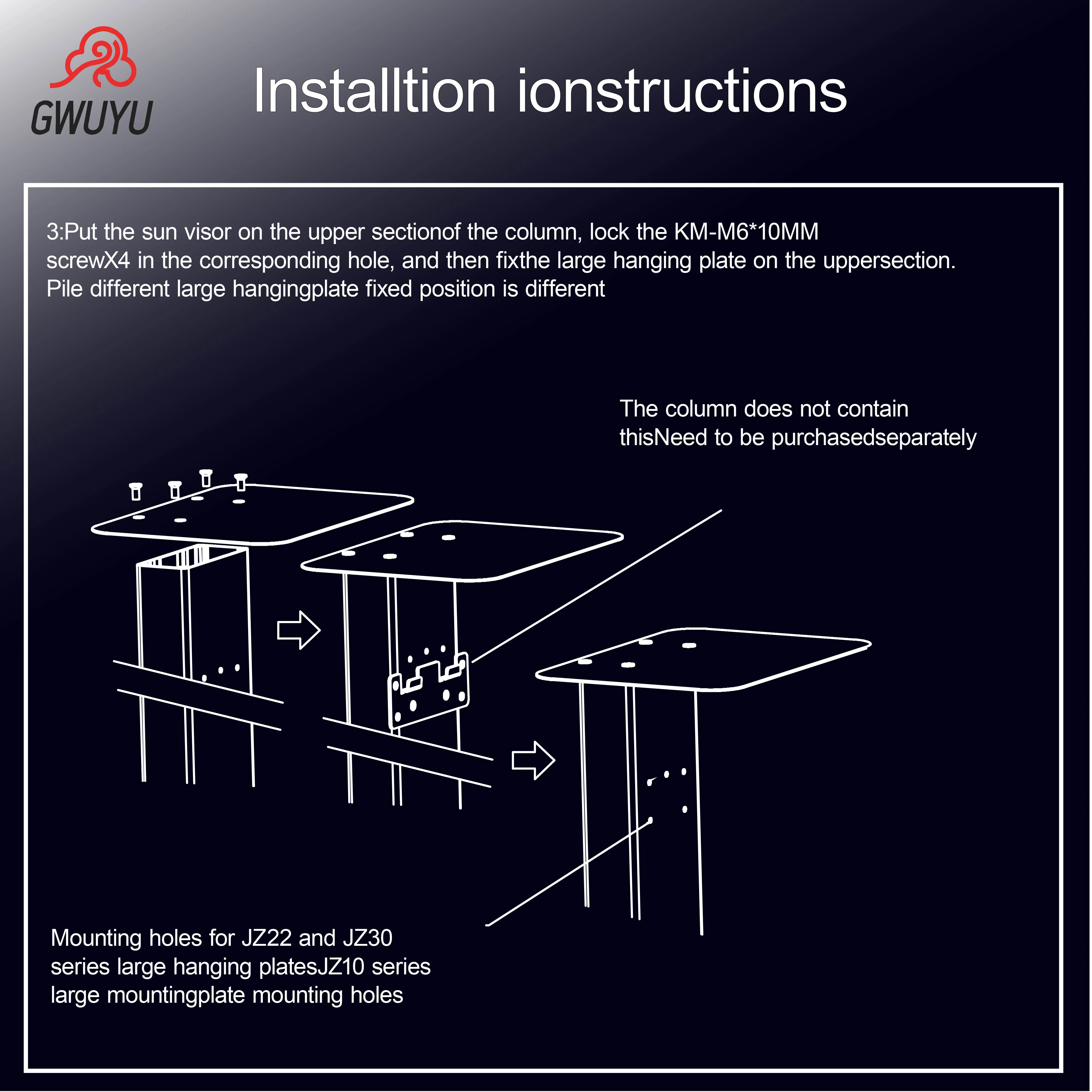 يتم شحن محطة شحن السيارة الكهربائية المصنوعة من سبائك الألومنيوم GWUYU مثبتة على الحائط باللونين الأبيض والأسود بشكل عشوائي