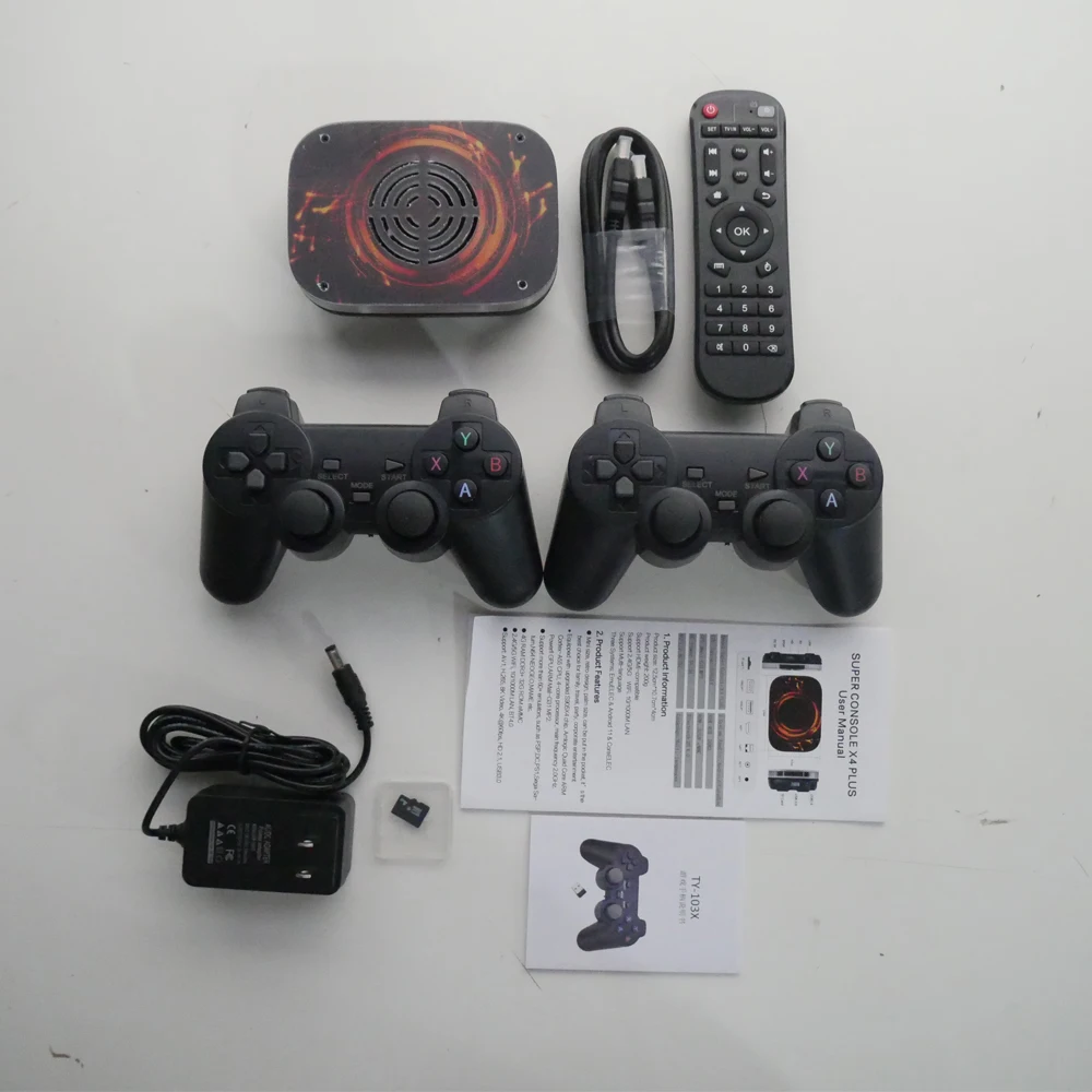 X4 PLUS 64G Game Box Comes With 7000+ Games And 60+ Emulators And Includes Android/Game/CoreELEC Systems