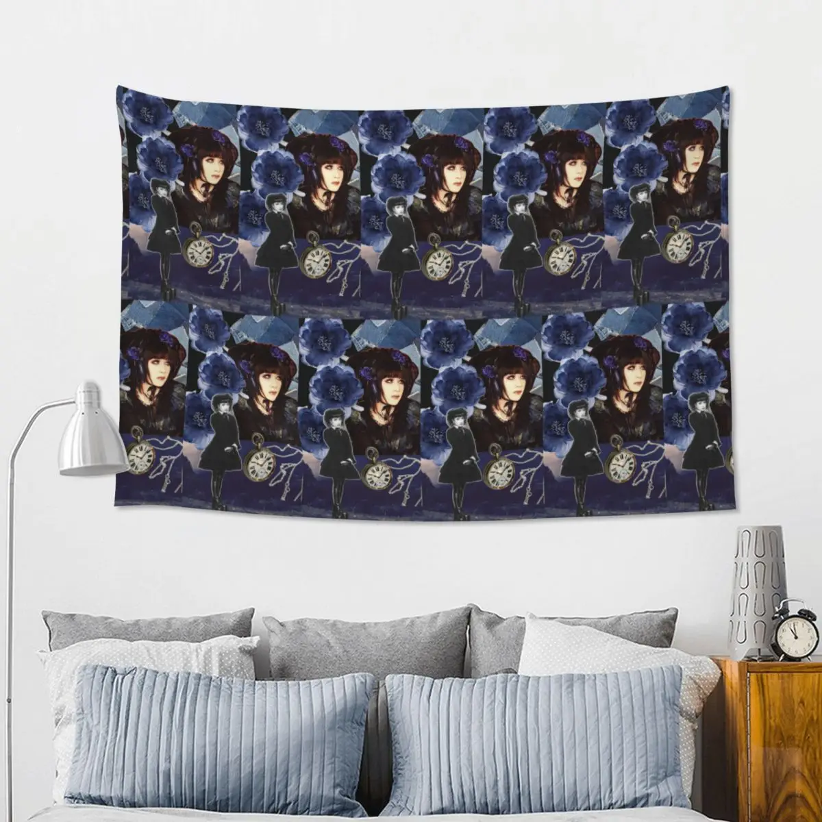 Malice Mizer Visual Kei Japanese Rock Band Gothic Tapestry Funny Wall Hanging Aesthetic Home Decoration Tapestries for Dorm Room