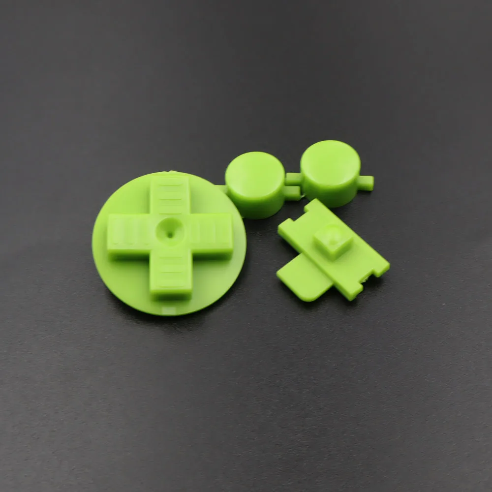 1 세트 교체 A B D 패드 방향 키패드 Gameboy GB DMG 버튼 용 전원 켜기 끄기 버튼