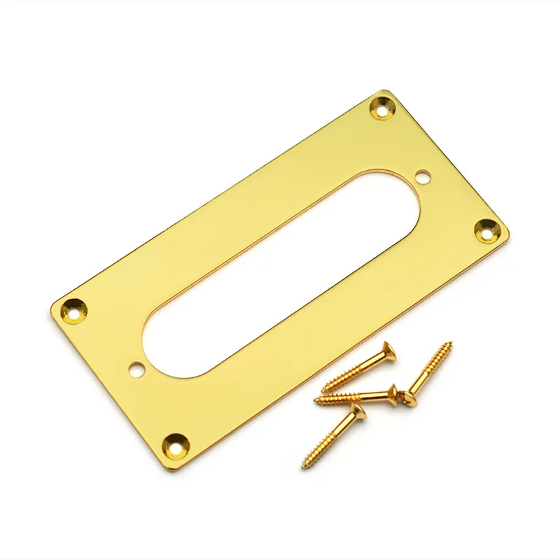 Metal Humbucker‑to‑Single‑Coil Pickup Conversion Mount Ring, 92×46mm Outer 70×18mm Inner Size, Modding Instrument Accessories