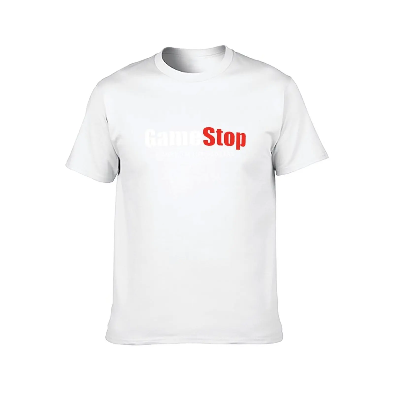 Camiseta GameStop g hombre camisetas para hombre Camiseta de algodón negro liso para hombre paquete camiseta