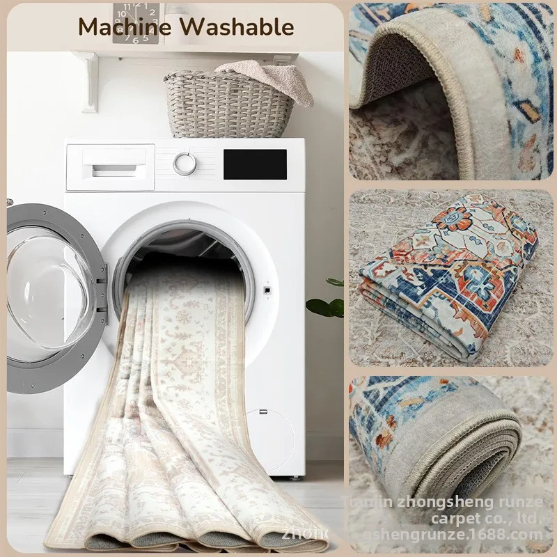 2026 Living Room Carpet Thickened Dirt-resistant Easy to Take Care Machine Washable Multi-Room Large Area Indoor Rental Usepromo