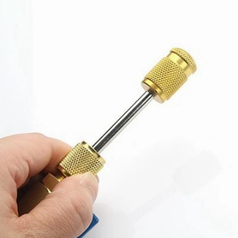 GTBL R134A R1234YF Valve Core Tool Air Condition Valve Core Refrigeration Schrader Valve Core Remover Tool