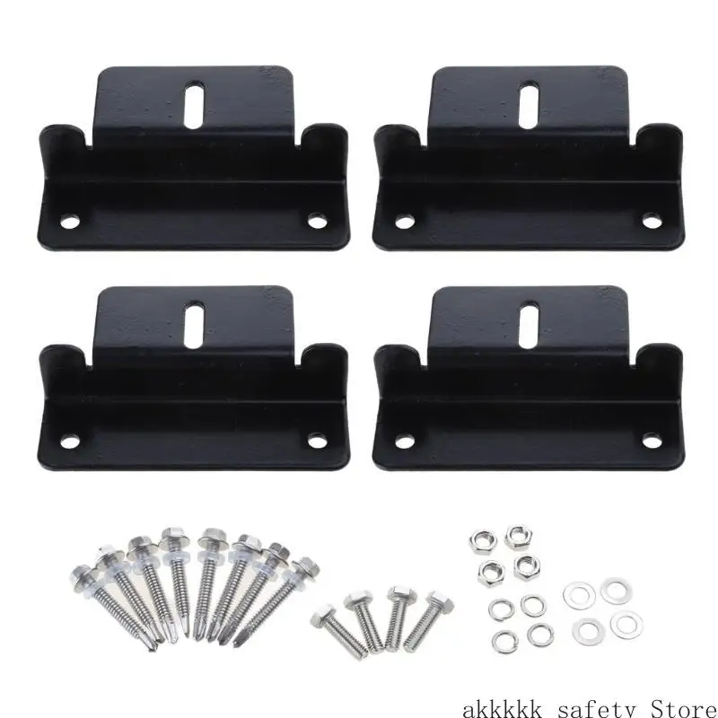 

XXFF Монтаж солнечной панели Z-образный кронштейн Кронштейн для фотоэлектрической панели Кронштейн для солнечной батареи на