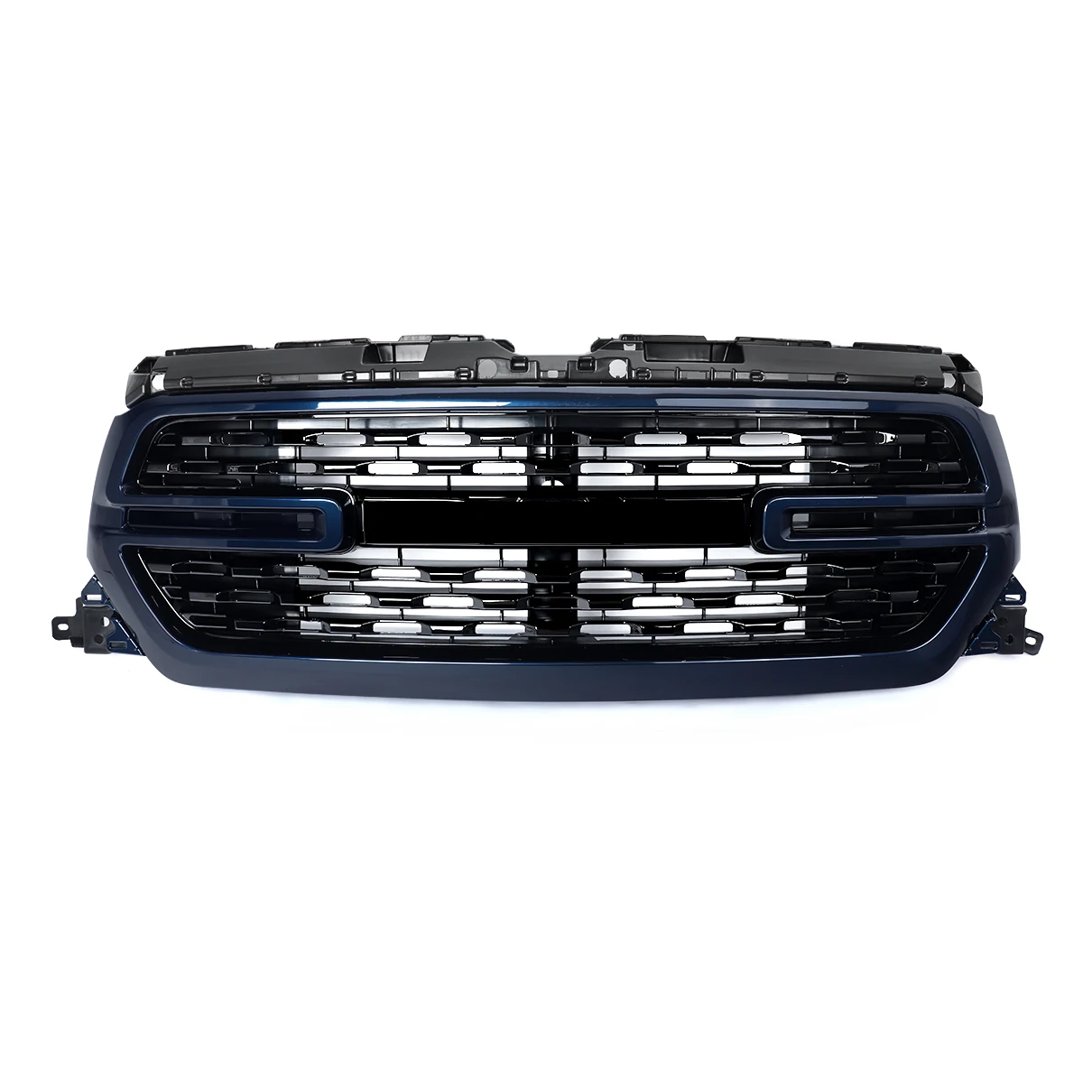 Big Horn Style Patriot Blue Pearl Grille, kompatibel mit 2019–2024 Dodge RAM 1500 Frontstoßstangengrills, Kühlergrill Magickit